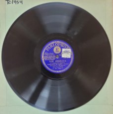 Discos de pizarra: DISCO 78 RPM - PARLOPHON - MELODIAN'S ORCHESTRA - SOR ANGELICA - GRAMÓFONO