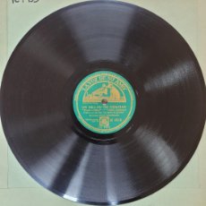 Discos de pizarra: DISCO 78 RPM - LA VOZ DE SU AMO - ORQ. PAUL WHITEMAN - UN MILLÓN DE GRACIAS / AZUQUITAR - GRAMÓFONO