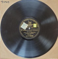 Discos de pizarra: DISCO 78 RPM - GRAMOPHONE - SR. SAGI-BARBA - EL GUITARRICO