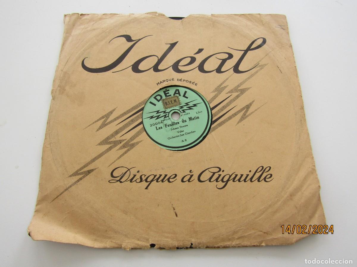 Discos de pizarra: ANTIGUO MINI DISCO IDEAL DE PIZARRA DE 20 CTM - Foto 2