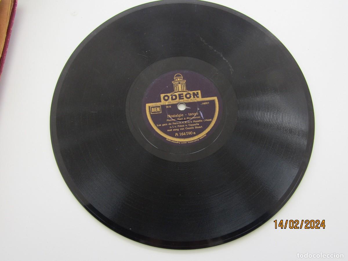Discos de pizarra: ANTIGUO DISCO DE PIZARRA FRANCIA - Foto 2