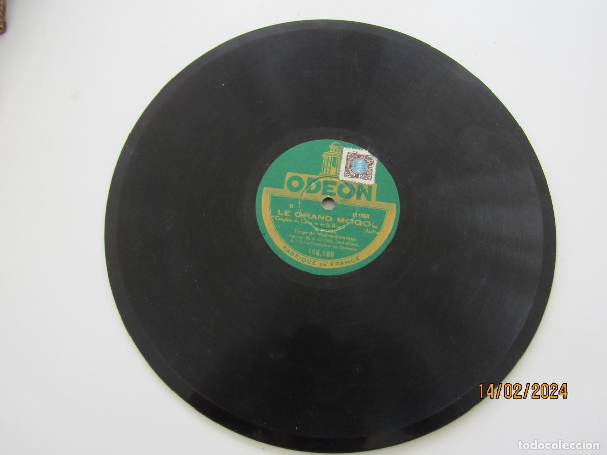 Discos de pizarra: Disco pizarra gram&oacute;fono ODEON FRACES - Foto 1