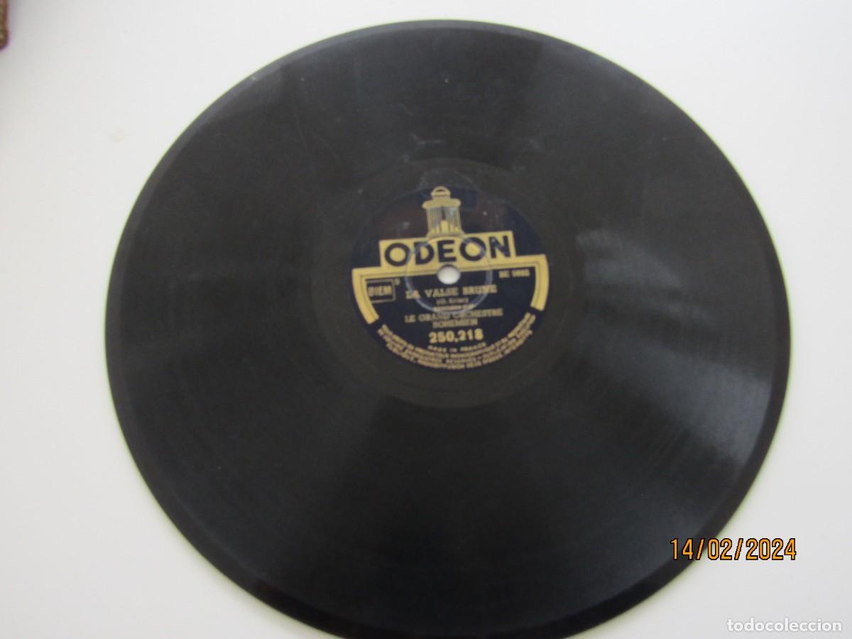 Discos de pizarra: Disco pizarra gram&oacute;fono ODEON FRACES - Foto 2