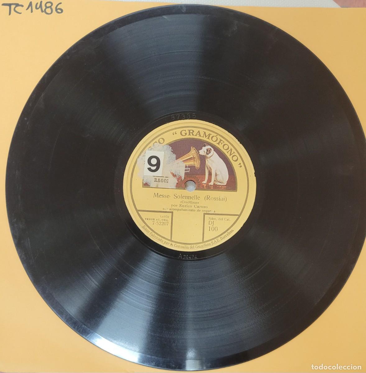 disco 78 rpm gram fono enrico caruso la t Compra venta en