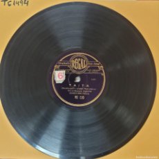 Discos de pizarra: DISCO 78 RPM - REGAL - ORQ. ARGENTINA - TAITA / TORCACITA - GRAMÓFONO
