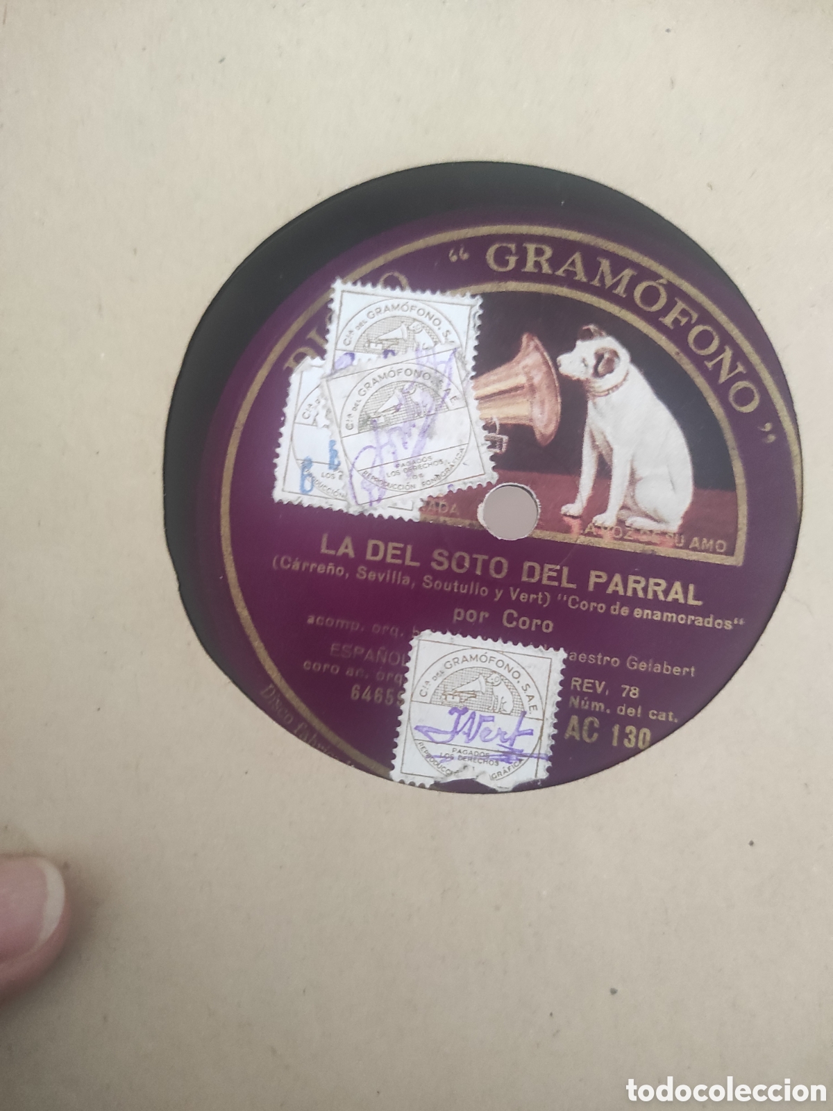 Discos de pizarra: Disco Pizarra La del soto del Parral - Foto 1