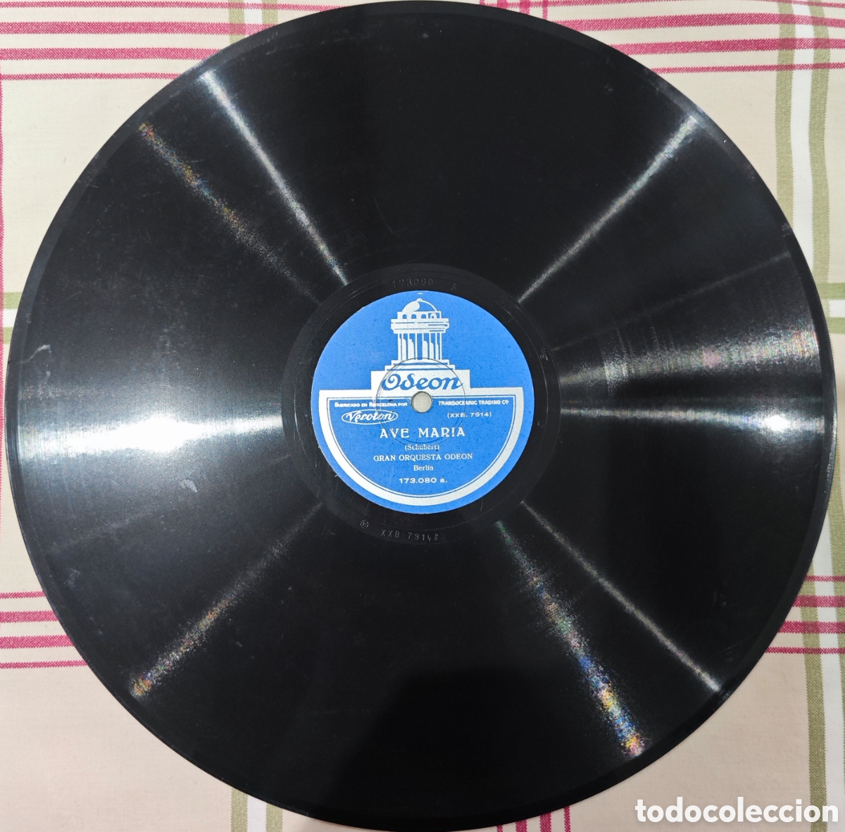 Discos de pizarra: Ave Mar&iacute;a - Scherzo B. Dur (Schubert) - Disco pizarra - Foto 2