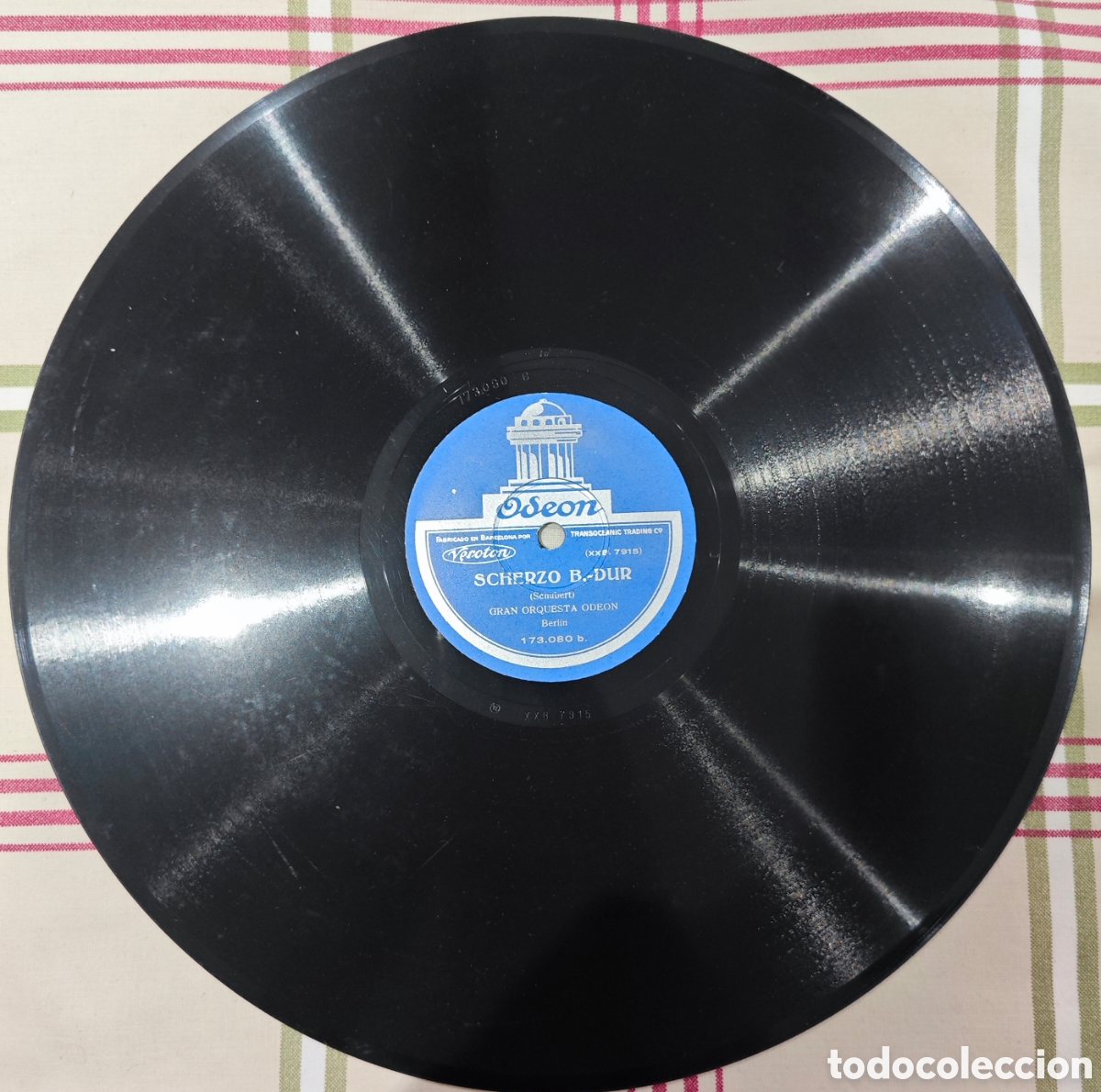 Discos de pizarra: Ave Mar&iacute;a - Scherzo B. Dur (Schubert) - Disco pizarra - Foto 1