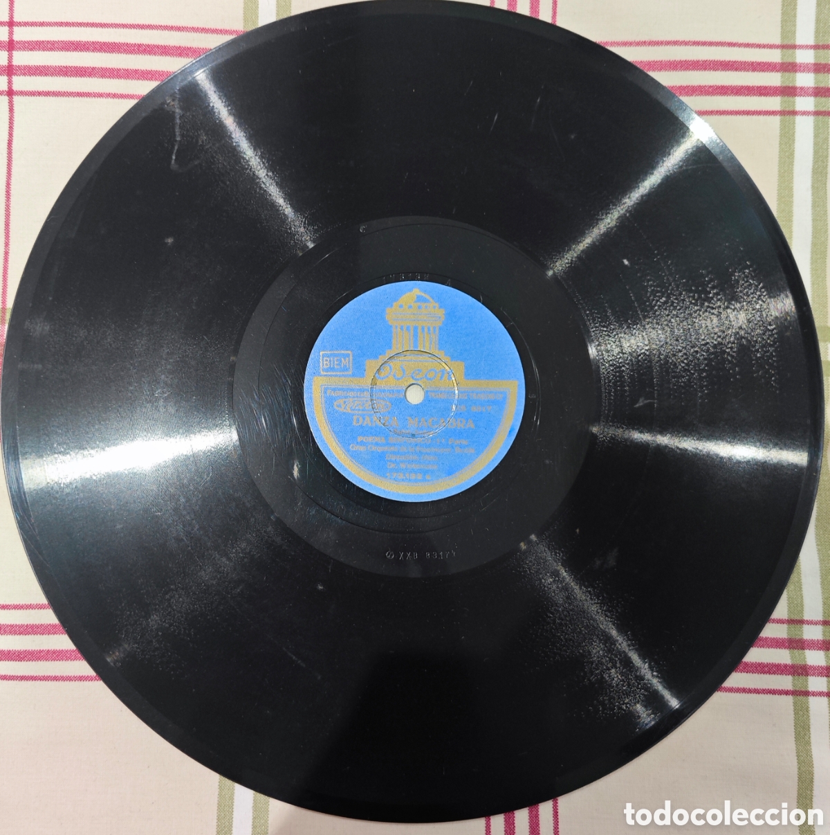 Discos de pizarra: Danza Macabra (Gran orquesta de la Staatsoper. Berl&iacute;n) - Disco pizarra - Foto 2