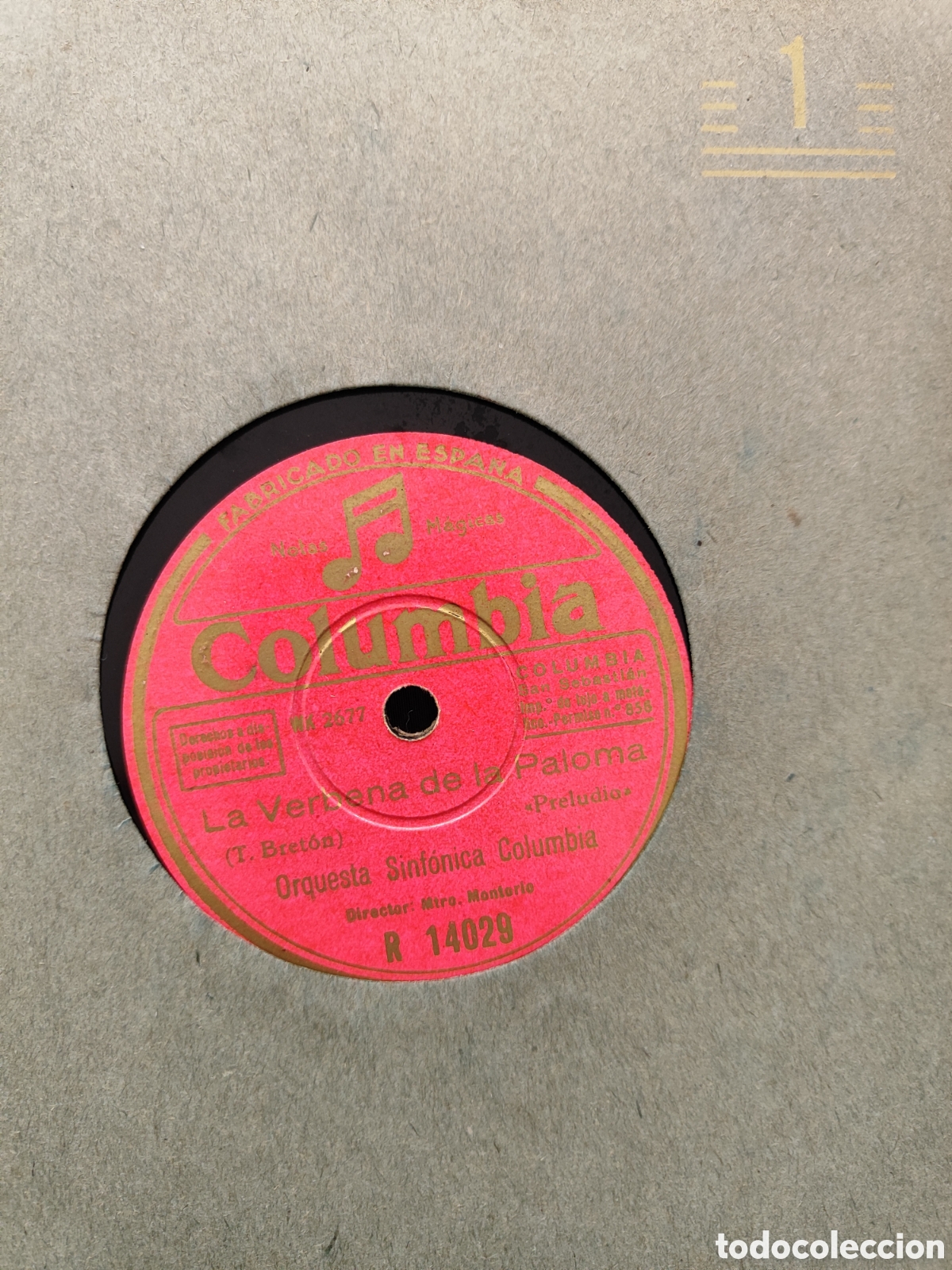 Discos de pizarra: OBRA COMPLETA - ALBUM LA VERBENA DE LA PALOMA - Foto 5