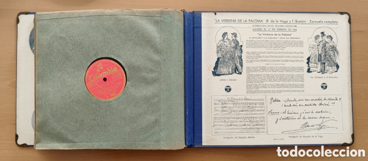 Discos de pizarra: OBRA COMPLETA - ALBUM LA VERBENA DE LA PALOMA - Foto 8