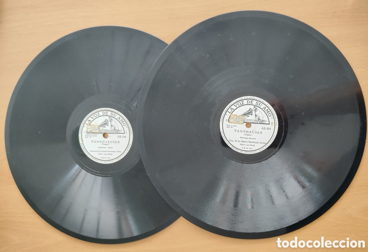 Discos de pizarra: TANNHAEUSER - WAGNER - ORQUESTA OPERA NACIONAL BERLIN - Foto 2