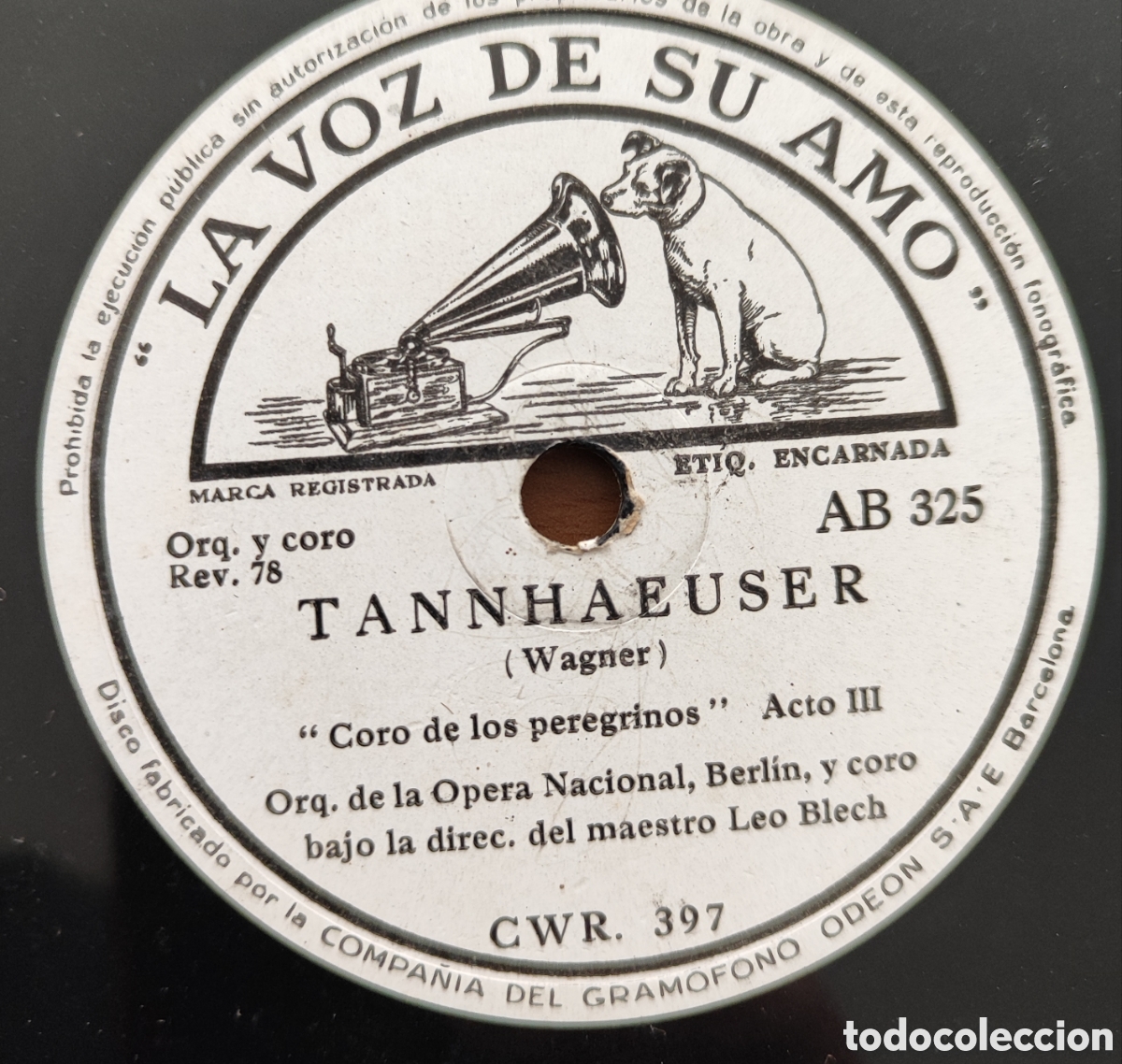 Discos de pizarra: TANNHAEUSER - WAGNER - ORQUESTA OPERA NACIONAL BERLIN - Foto 6
