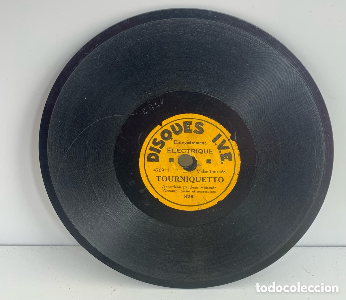 Discos de pizarra: 01_ Lote discos pizarra Disques I.V.E. 15 cm - Foto 4