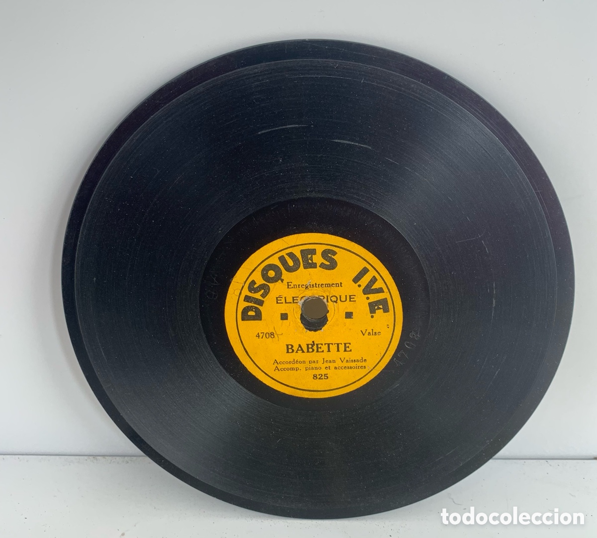 Discos de pizarra: 01_ Lote discos pizarra Disques I.V.E. 15 cm - Foto 7