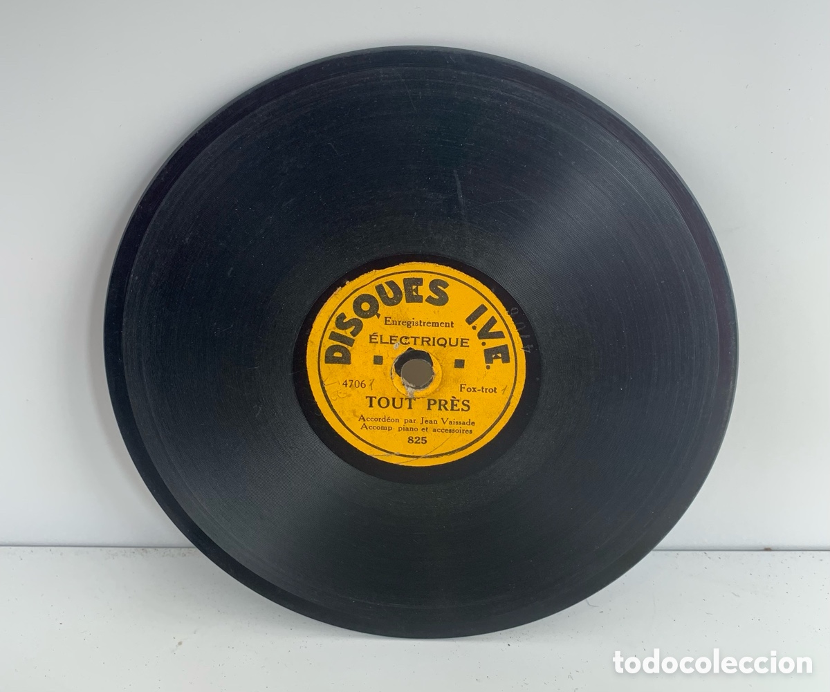 Discos de pizarra: 01_ Lote discos pizarra Disques I.V.E. 15 cm - Foto 8