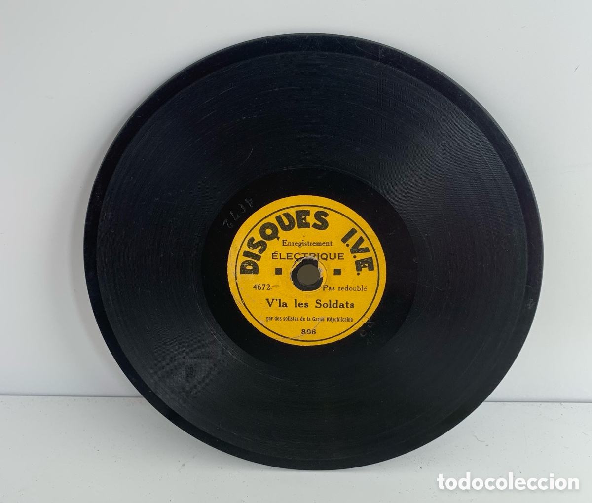 Discos de pizarra: 01_ Lote discos pizarra Disques I.V.E. 15 cm - Foto 10