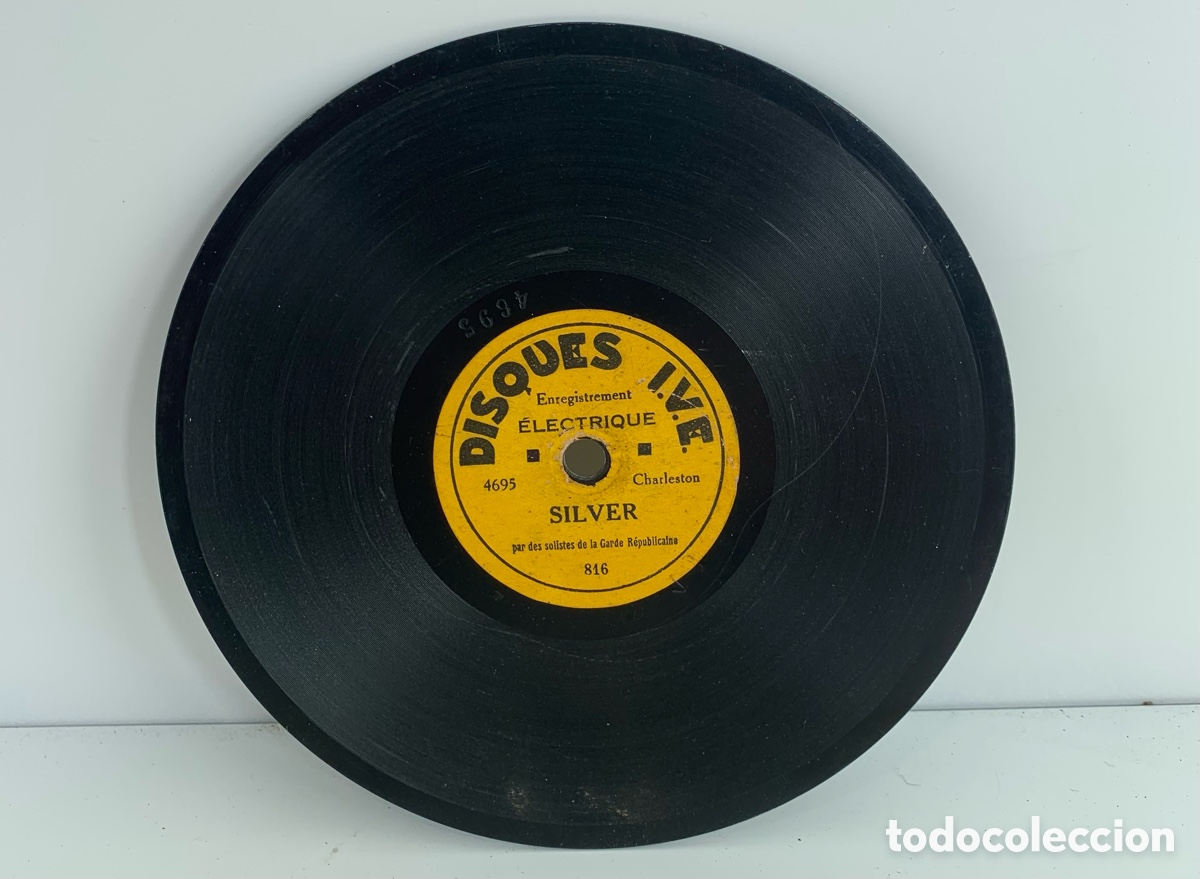 Discos de pizarra: 01_ Lote discos pizarra Disques I.V.E. 15 cm - Foto 1