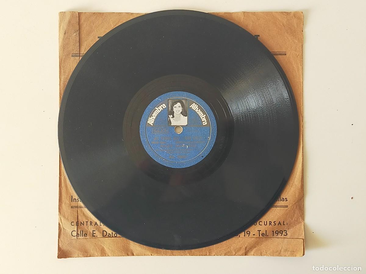 Discos de pizarra: MARY SANCHEZ: AY TEROR QUE LINDO ERES / TELARITO - ALHAMBRA AL 20027 - Foto 3