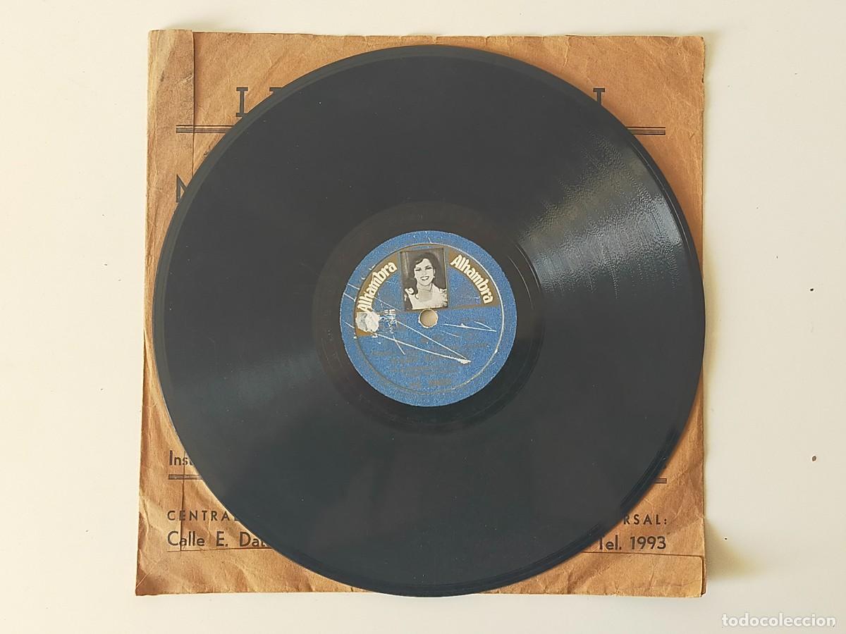 Discos de pizarra: MARY SANCHEZ: AY TEROR QUE LINDO ERES / TELARITO - ALHAMBRA AL 20027 - Foto 5