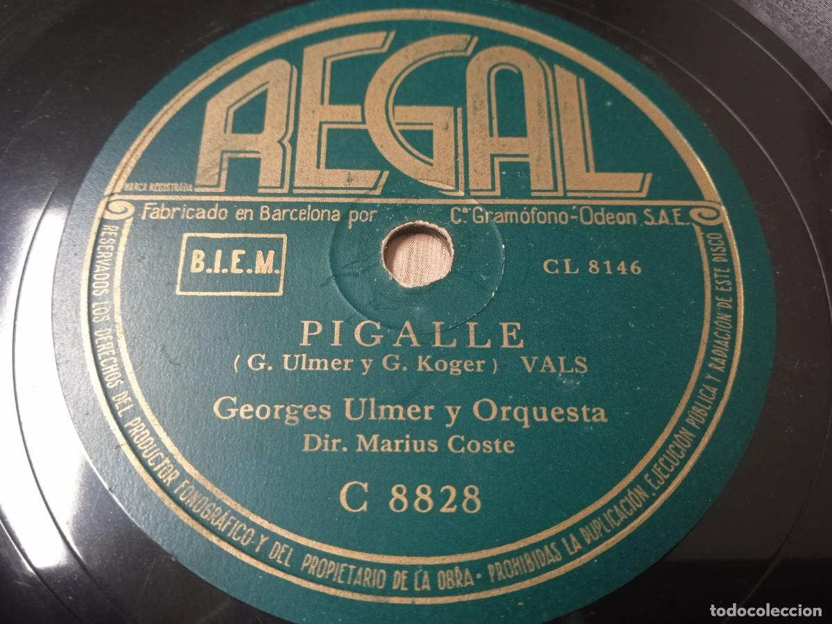 Discos de pizarra: Georges Ulmer y su Orquesta. 78 rpm. - Foto 1