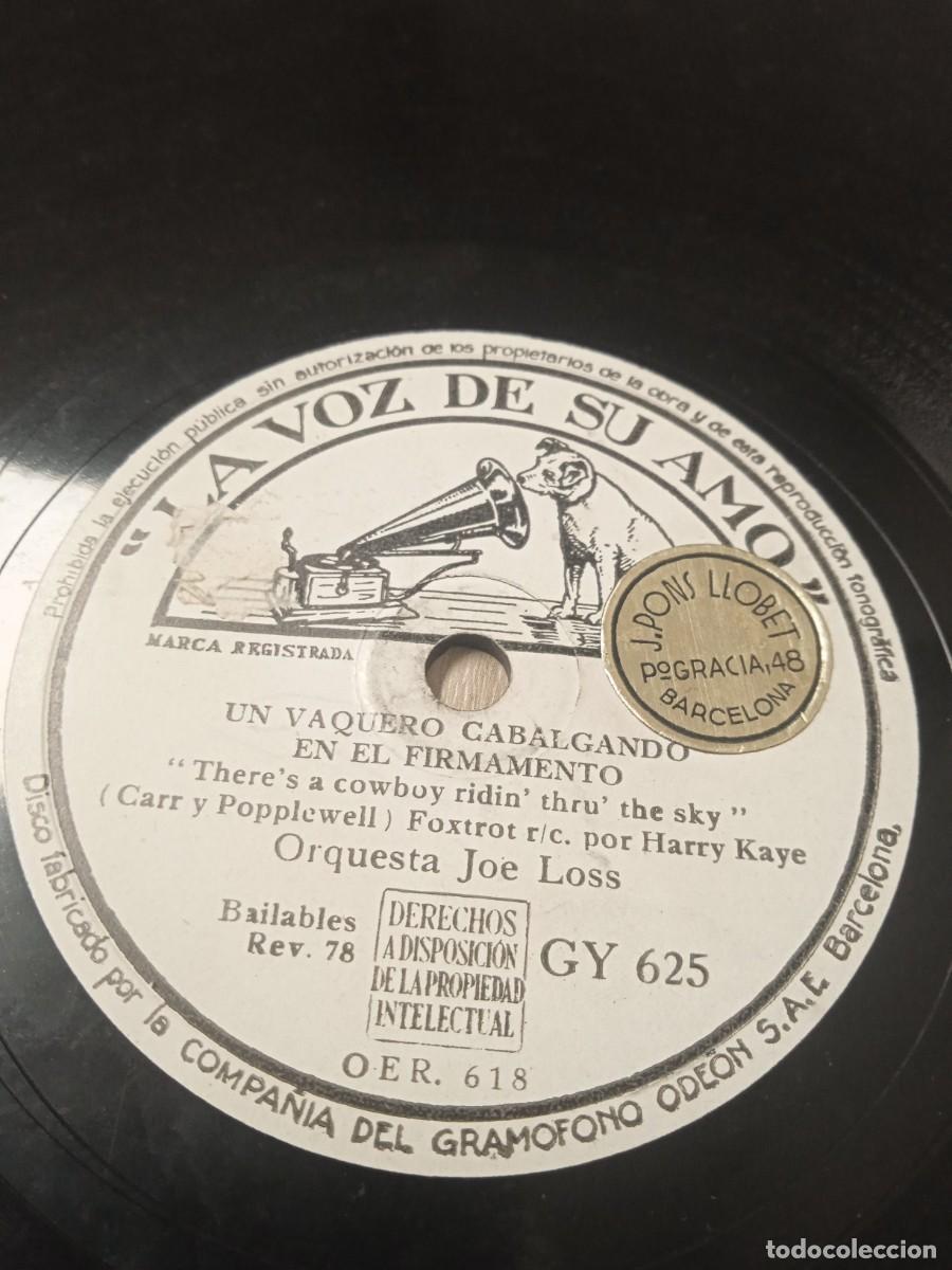 Discos de pizarra: Orquesta Joe Los. Nido de Amor. Fox Trot - Foto 2