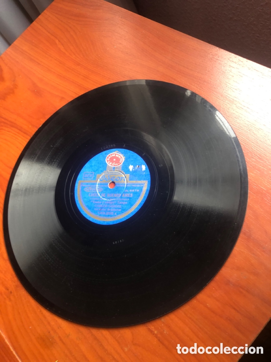 Discos de pizarra: Luces de Buenos Aires Carlos Gardel - Foto 2