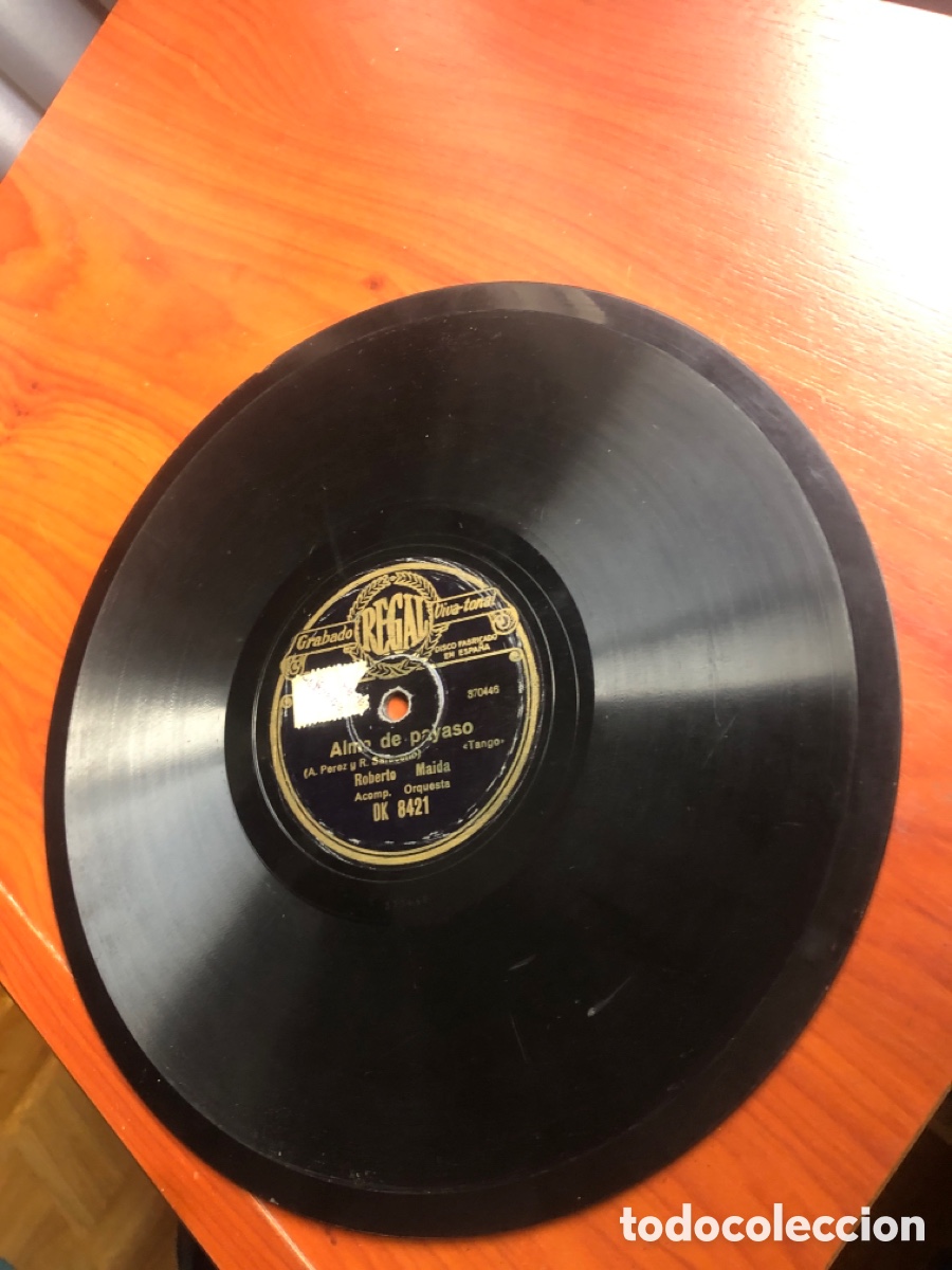 Discos de pizarra: Silbando tango Roberto maida - Foto 5