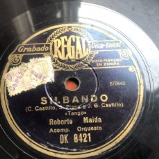 Discos de pizarra: SILBANDO TANGO ROBERTO MAIDA