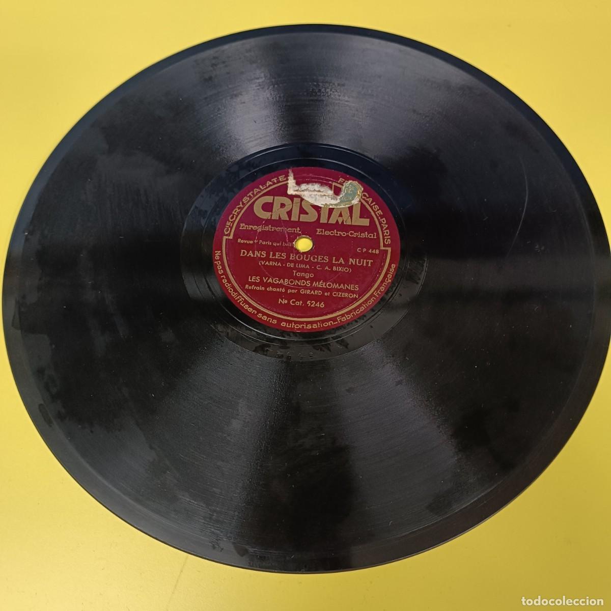 Discos de pizarra: UNE GIRL, CEST GENTIL / DANS LES BOUGES LA NUIT - LES VAGABONDS MELOMANES - DISCO DE PIZARRA - Foto 2
