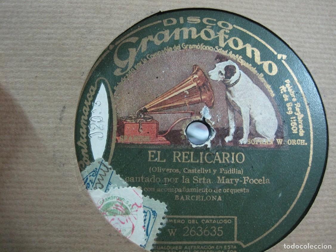 Discos de pizarra: Disco de Pizarra - Mary Focela - El Relicario - La Peruana - Foto 1