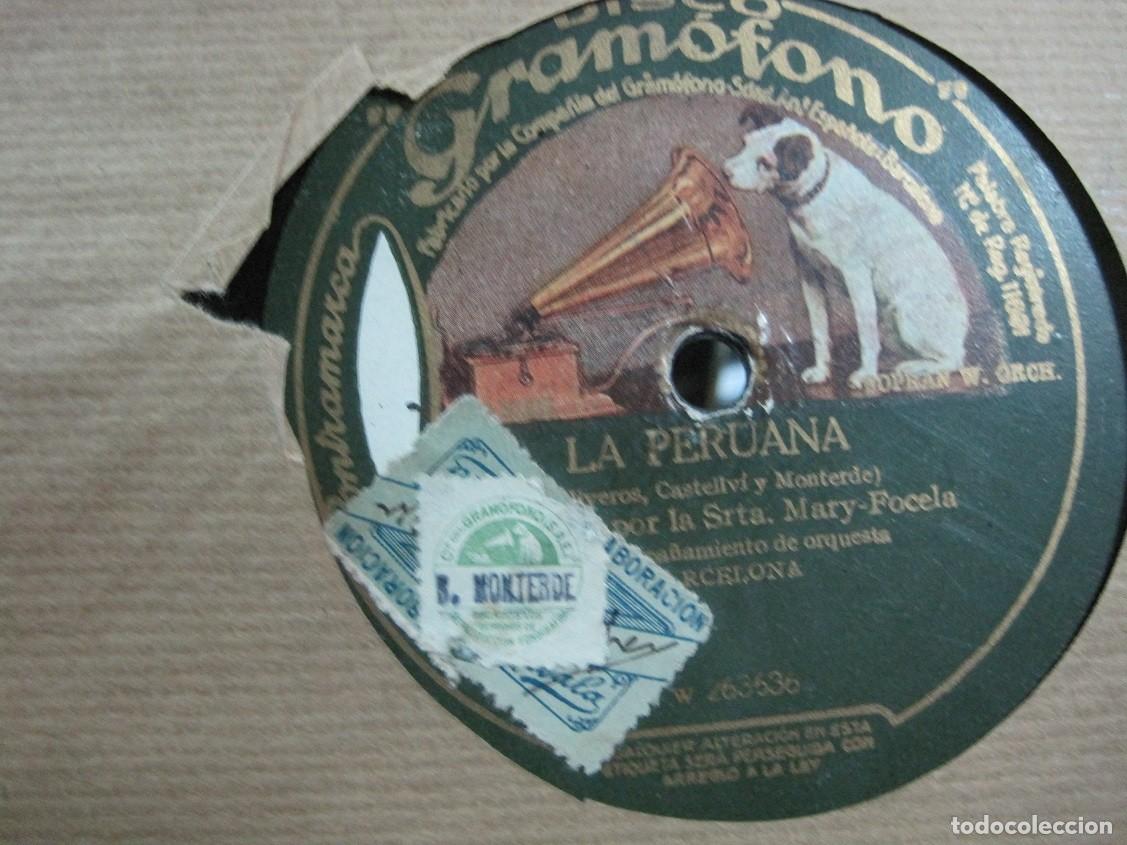 Discos de pizarra: Disco de Pizarra - Mary Focela - El Relicario - La Peruana - Foto 2