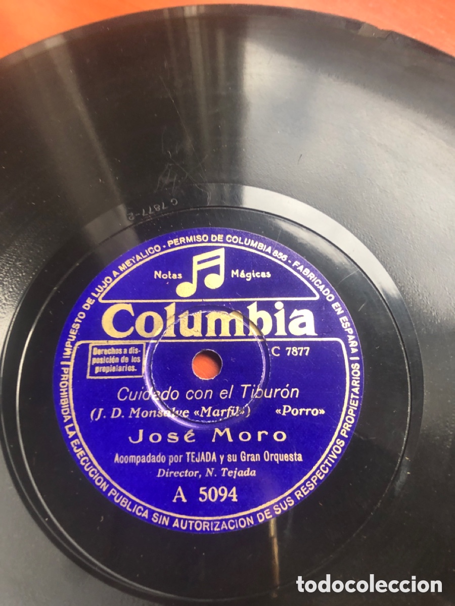 Discos de pizarra: Cuidado con el tibur&oacute;n jose moro - Foto 1