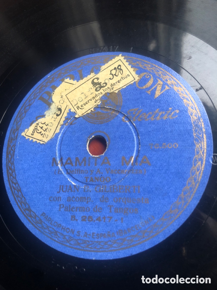 Discos de pizarra: Mamita mia tango - Foto 1
