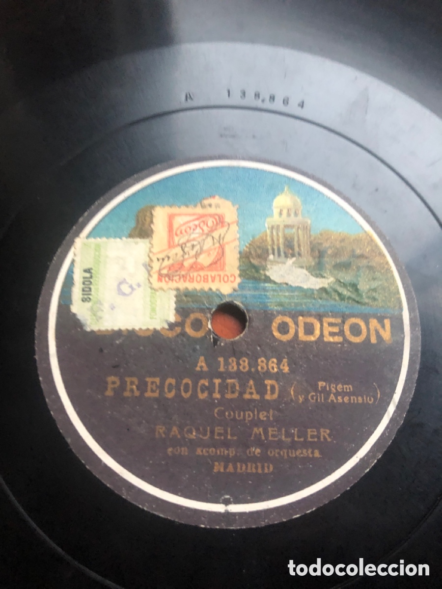 Discos de pizarra: Precocidad Raquel meller - Foto 1