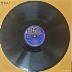 Discos de pizarra: DISCO 78 RPM - REGAL - SWING QUINTETO - LUZ DE AMOR / LUISITA - GRAMÓFONO