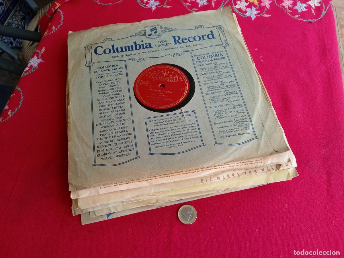 Discos de pizarra: Discos antiguos de pizarra de 25 cm para gram&oacute;fono - Foto 1