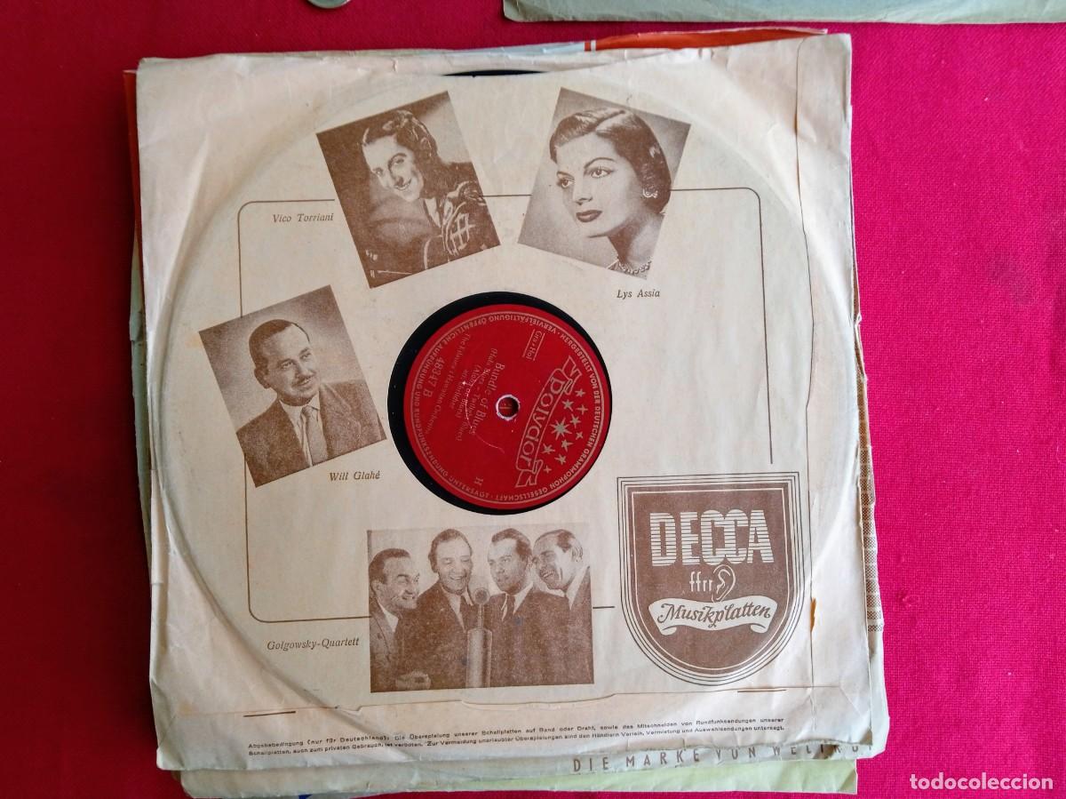 Discos de pizarra: Discos antiguos de pizarra de 25 cm para gram&oacute;fono - Foto 4