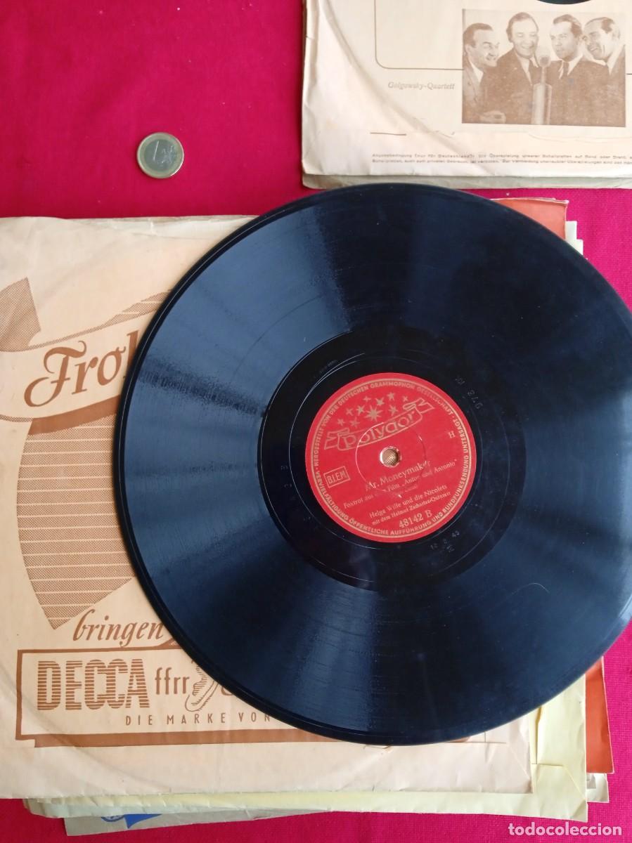 Discos de pizarra: Discos antiguos de pizarra de 25 cm para gram&oacute;fono - Foto 7