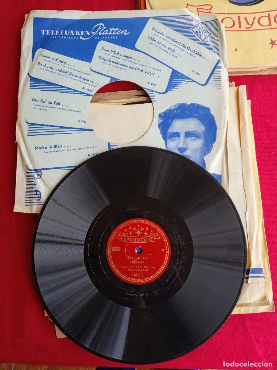 Discos de pizarra: Discos antiguos de pizarra de 25 cm para gram&oacute;fono - Foto 17