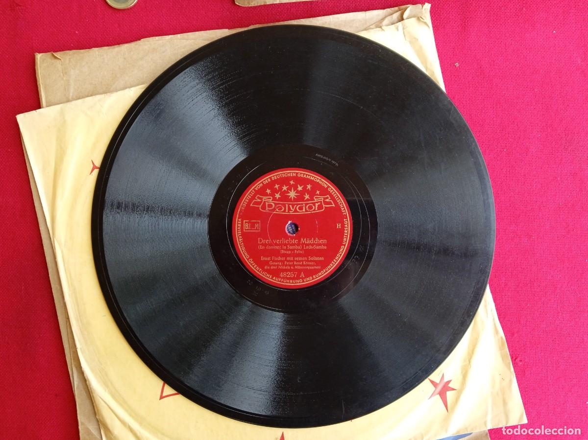 Discos de pizarra: Discos antiguos de pizarra de 25 cm para gram&oacute;fono - Foto 25