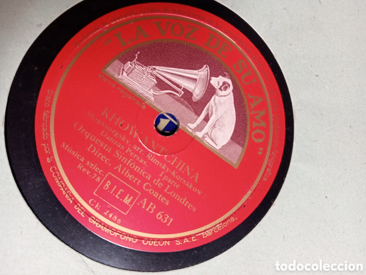 Discos de pizarra: Estuche la voz de su amo discos de pizarra - Foto 3