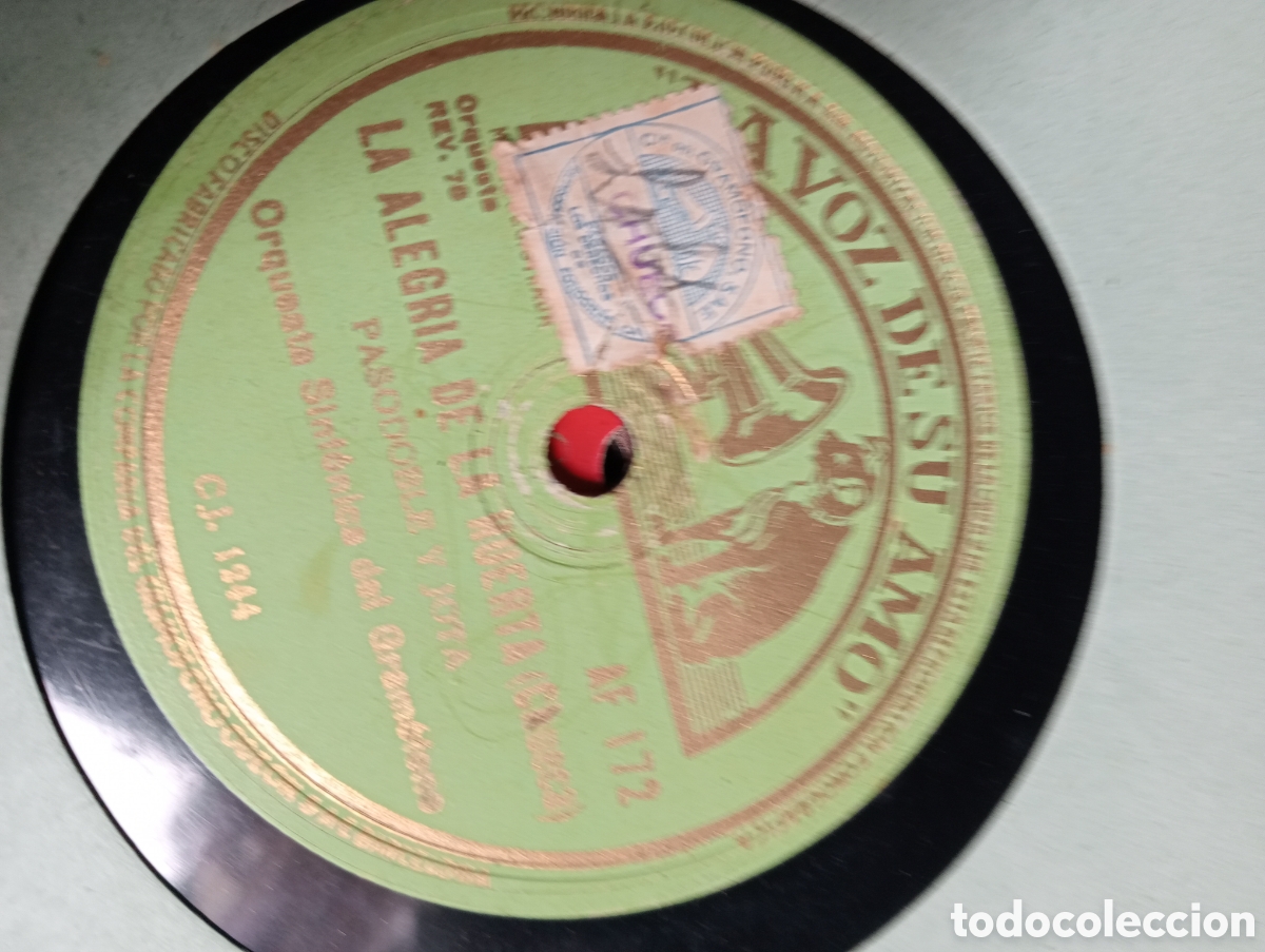 Discos de pizarra: Estuche la voz de su amo discos de pizarra - Foto 5