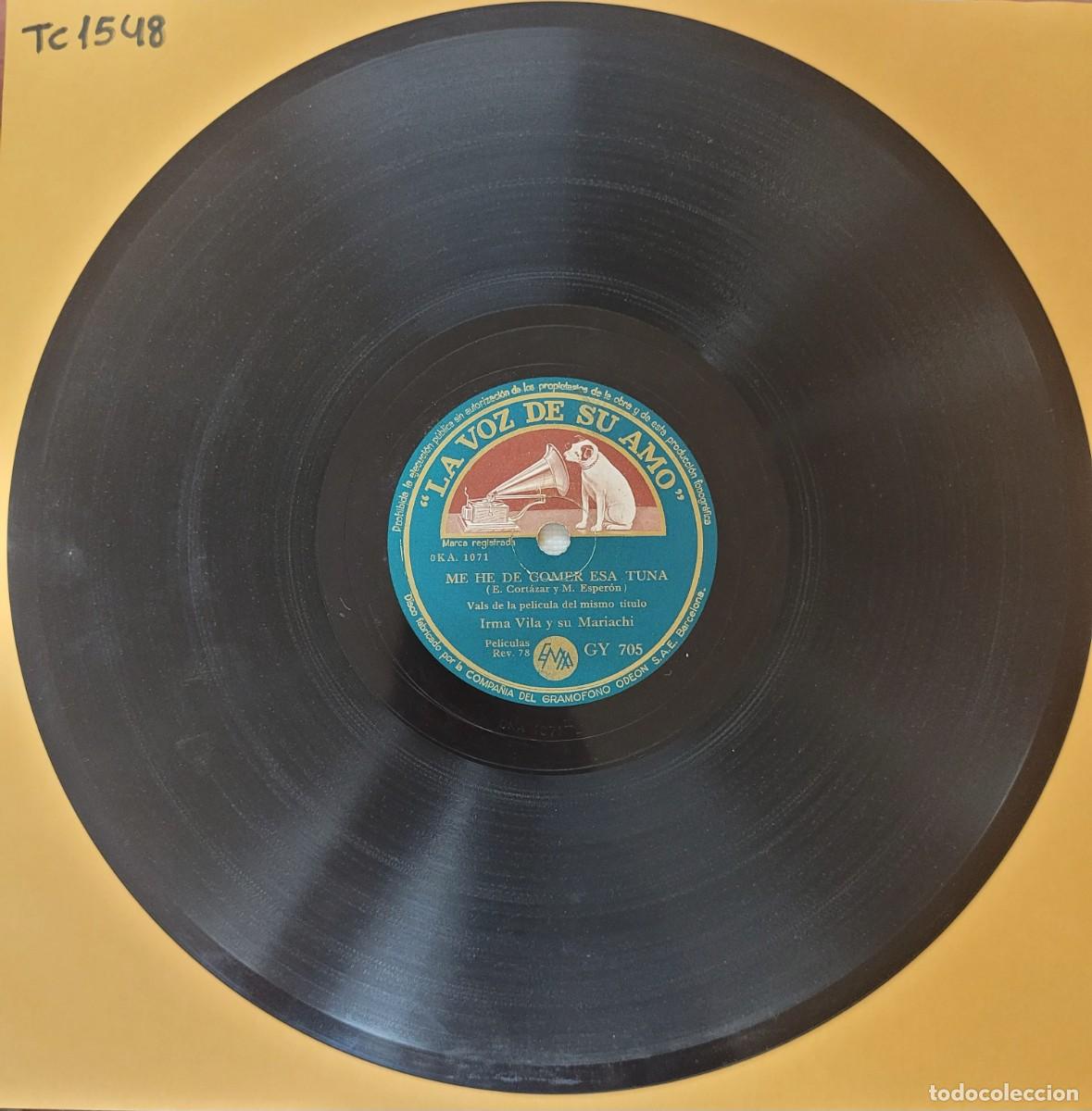 disco 78 rpm - la voz de su amo - irma vila y s - Compra venta en  todocoleccion