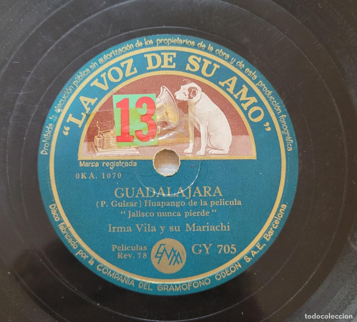 disco 78 rpm - la voz de su amo - irma vila y s - Compra venta en  todocoleccion