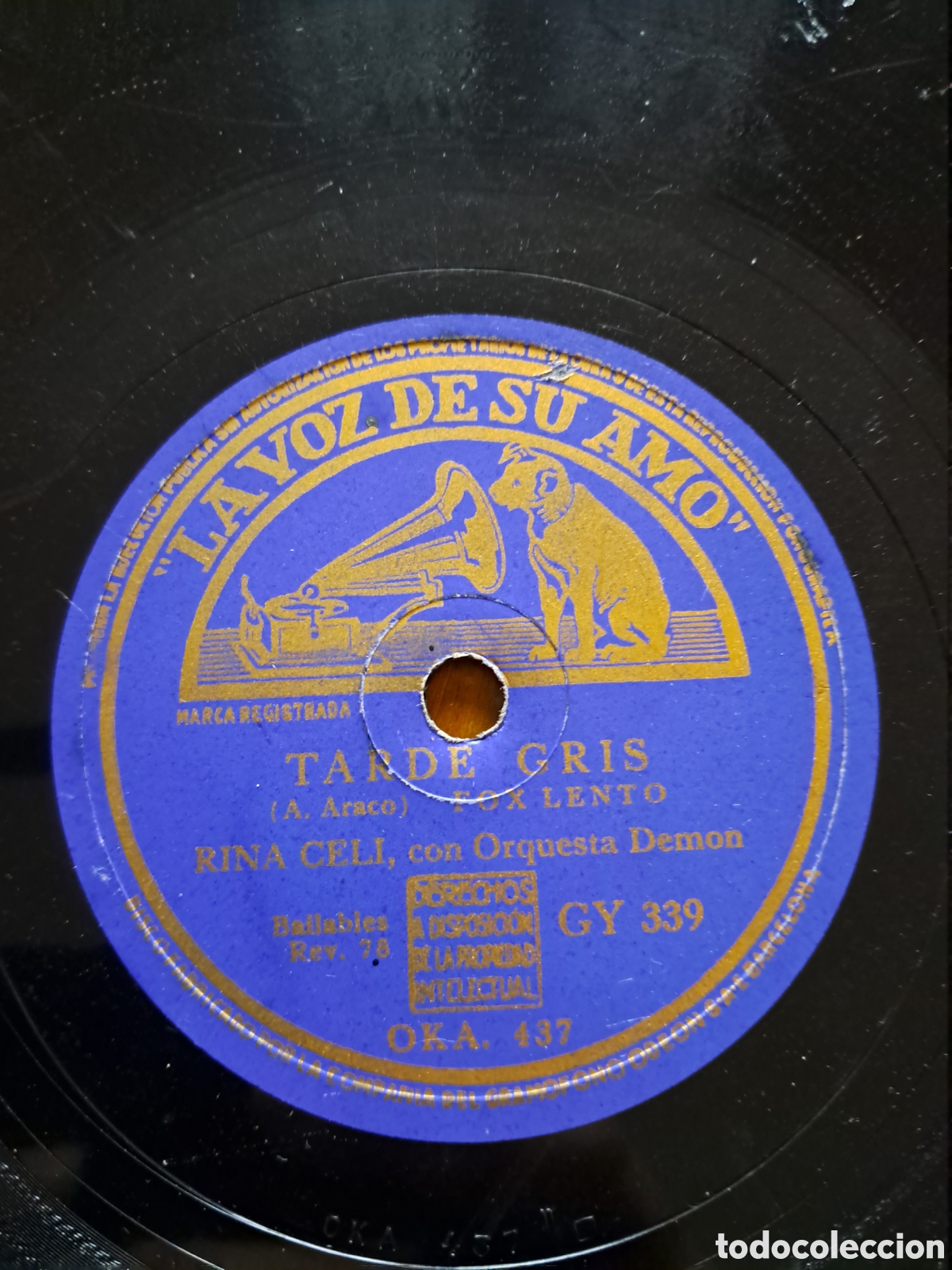 Discos de pizarra: O10rquesta Demon y Rina Celi &rdquo;este a&ntilde;o estoy de moda /tarde gris&rdquo; - Foto 1