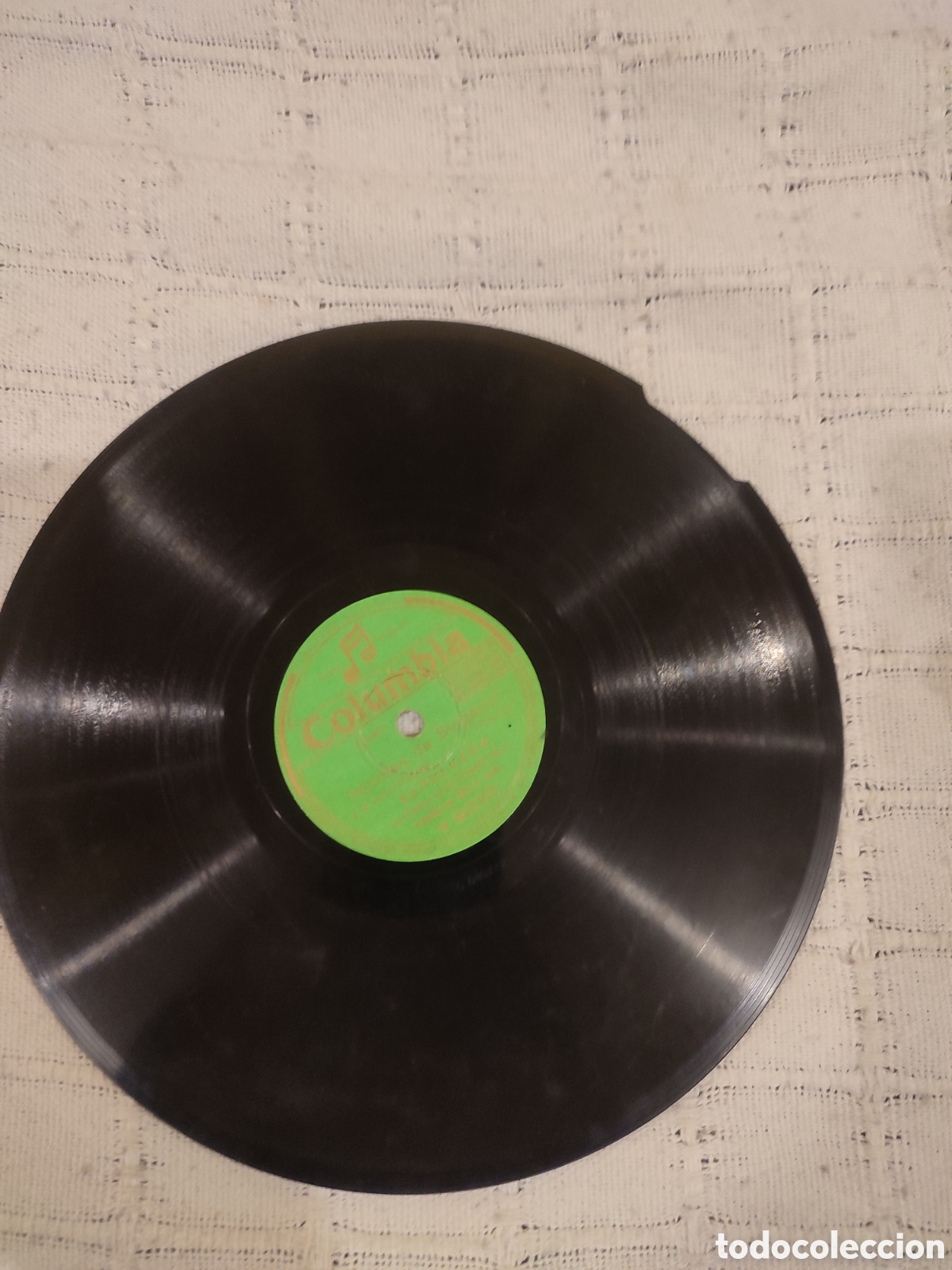 Discos de pizarra: Discos de gram&oacute;fono Noches de Singapur. - Foto 1