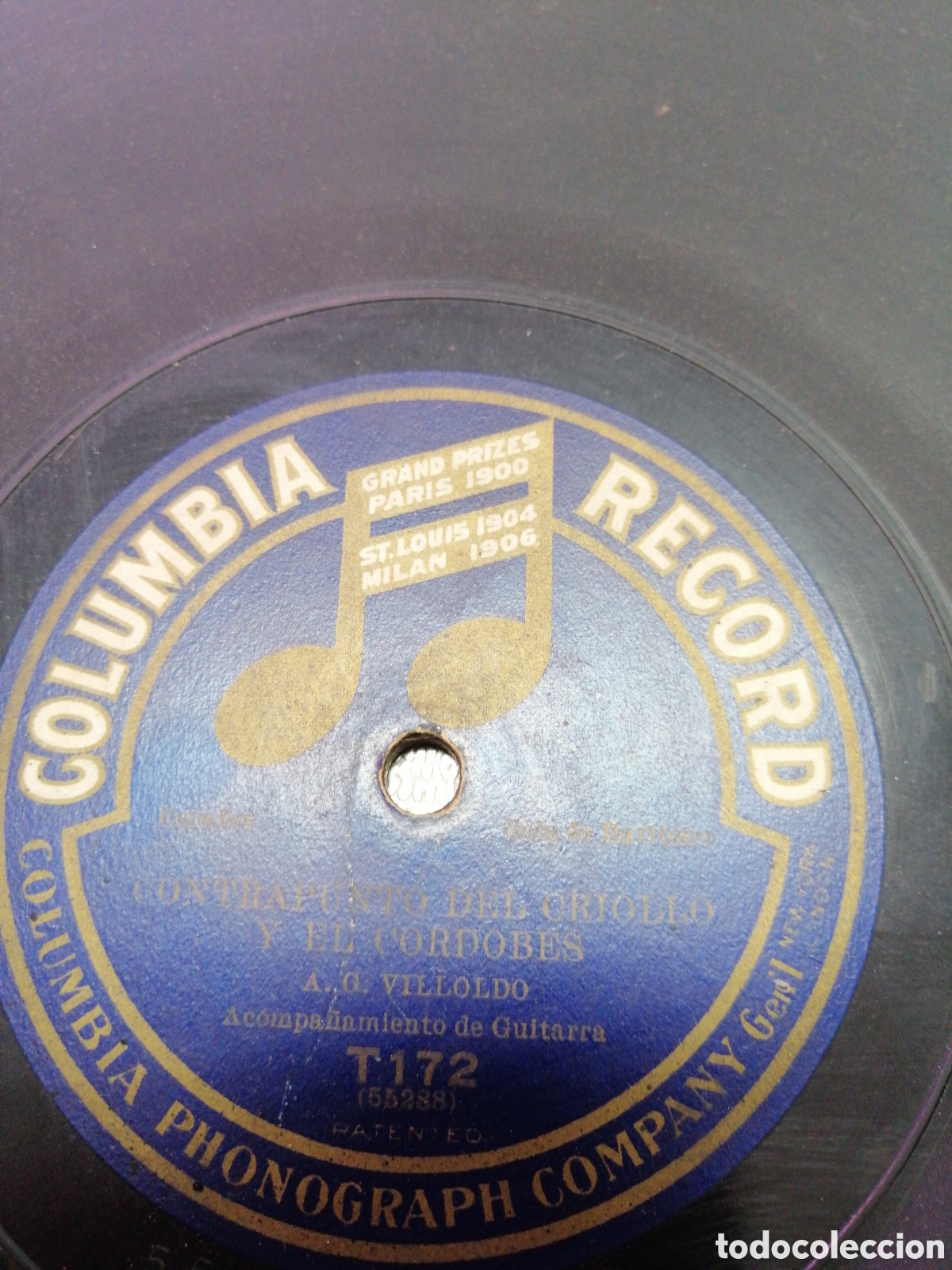 Discos de pizarra: Disco de pizarra A.G.Villoldo - Foto 2