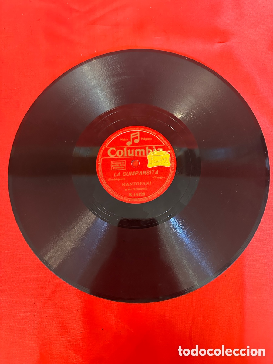 Discos de pizarra: CELOS - LA CUMPARSITA - MANTOVANI Y SU ORQUESTA - Foto 2