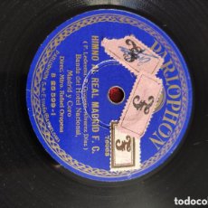 Discos de pizarra: DISCODE PIZARRA 1° HIMNO REAL MADRID 1930 Y MALETIN